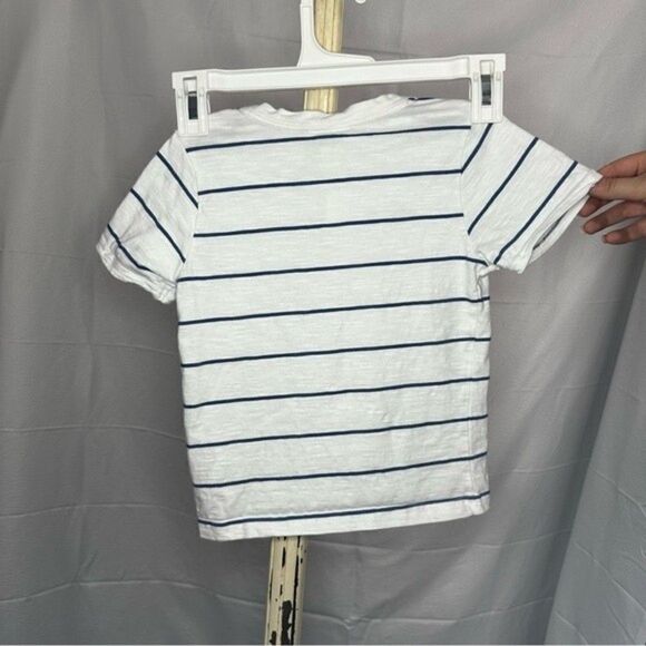 Tommy Bahama Kids T Shirt - Size 5T, White Stripes - Picture 2 of 4